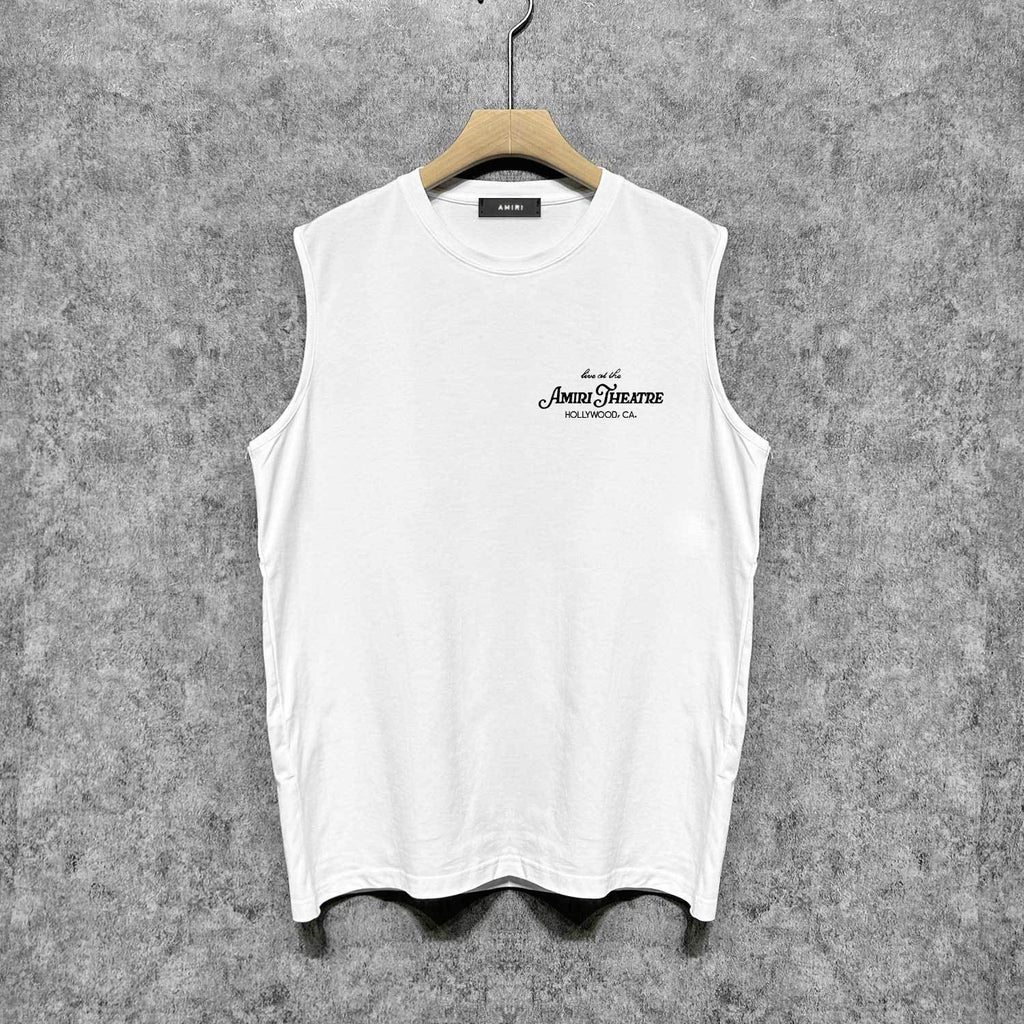 Amiri tank top with strange letter printing