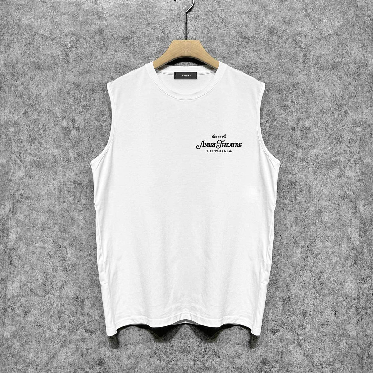 Amiri tank top with strange letter printing