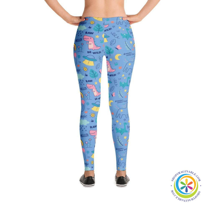 Be Wild Doodled Full Length Leggings-ShopImaginable.com