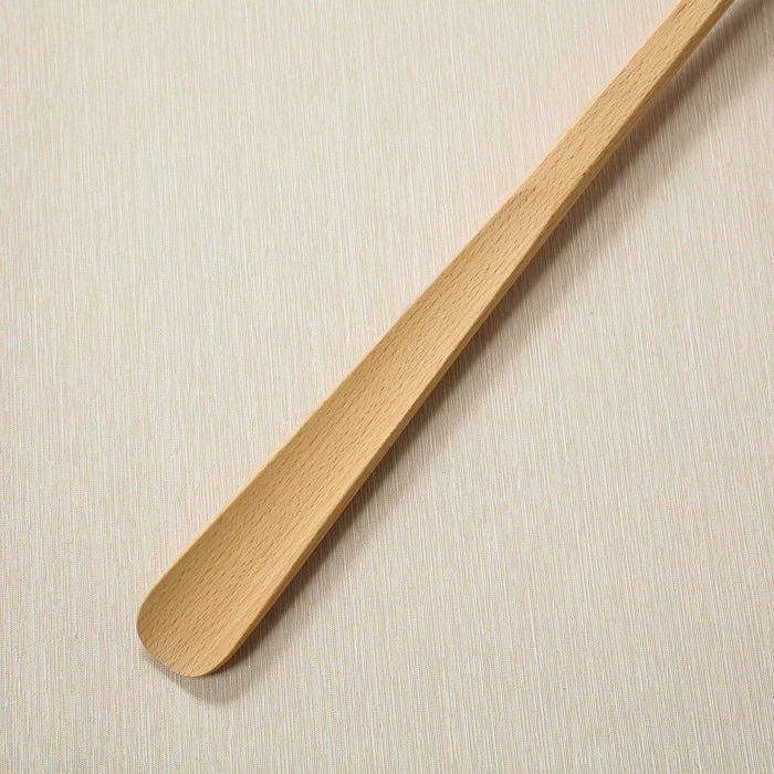 Beechwood Shoehorn with Leather Strap