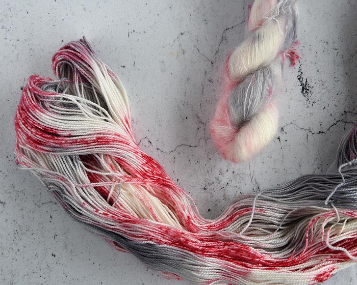 Birds of a Feather Shawl Kit - Mohair and Cashmere