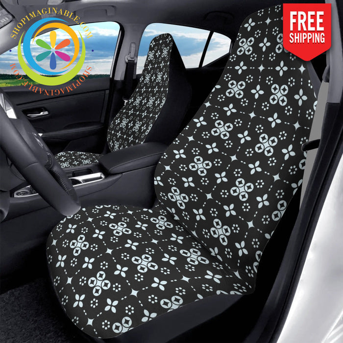 Black Batik Car Seat Covers