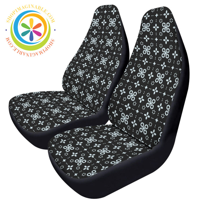 Black Batik Car Seat Covers