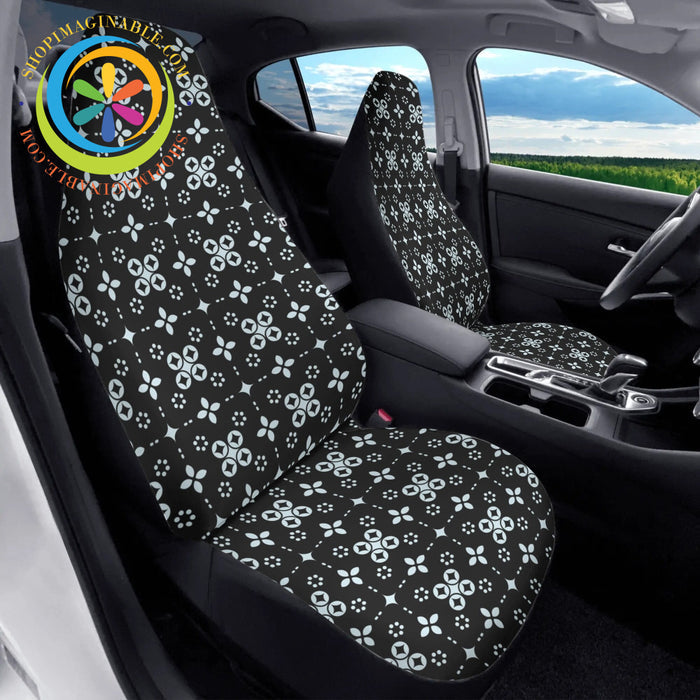 Black Batik Car Seat Covers