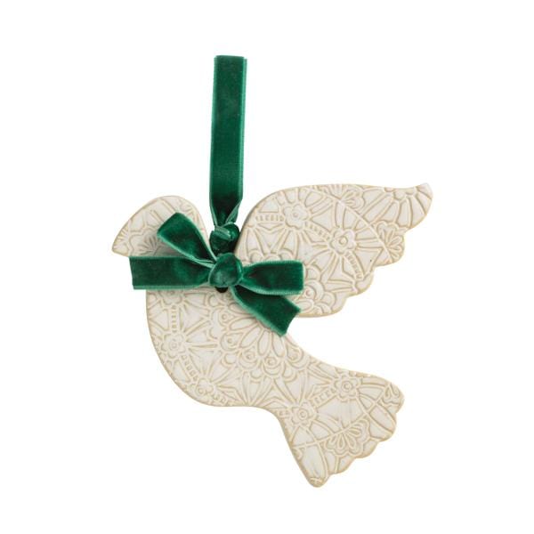 Boxed Turtledove Christmas Ornament Mud Pie Christmas Ornament