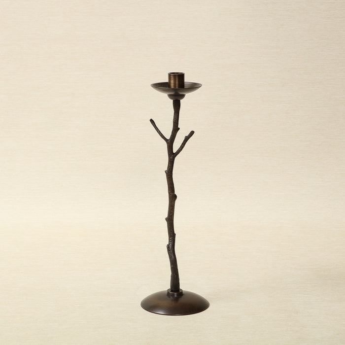 Bronze Branch Candlesticks