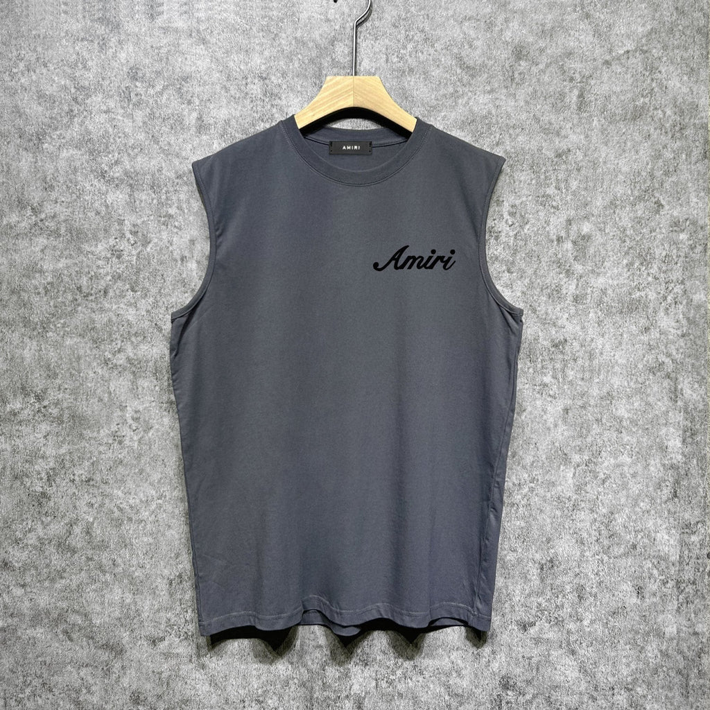 Amiri tank top new font printing