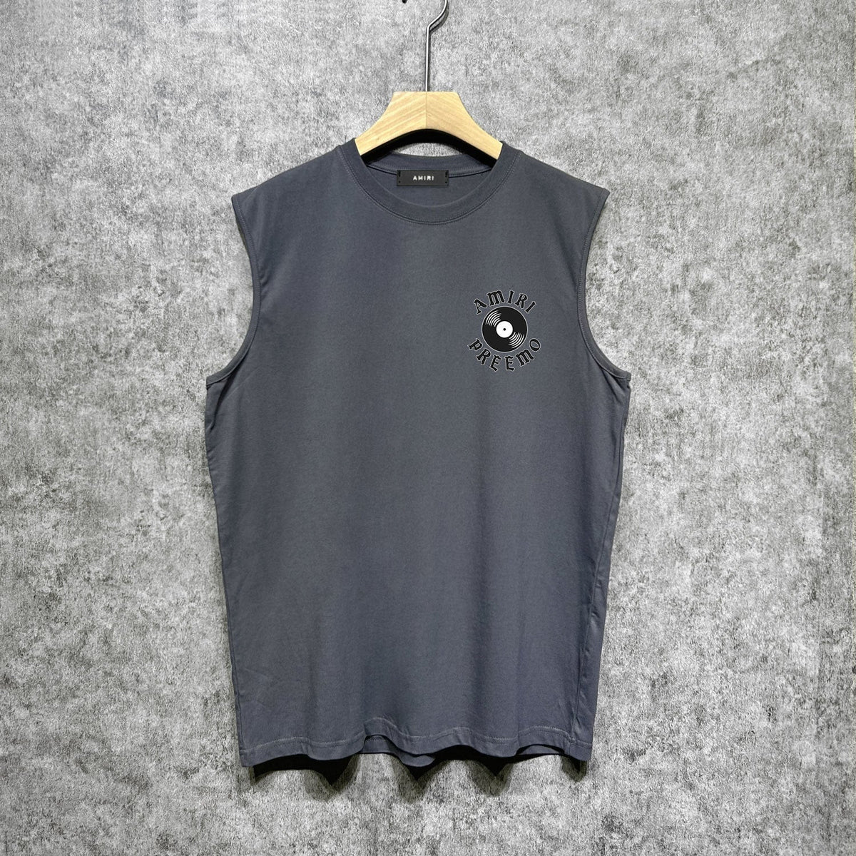 Amiri tank top radar sonic printing