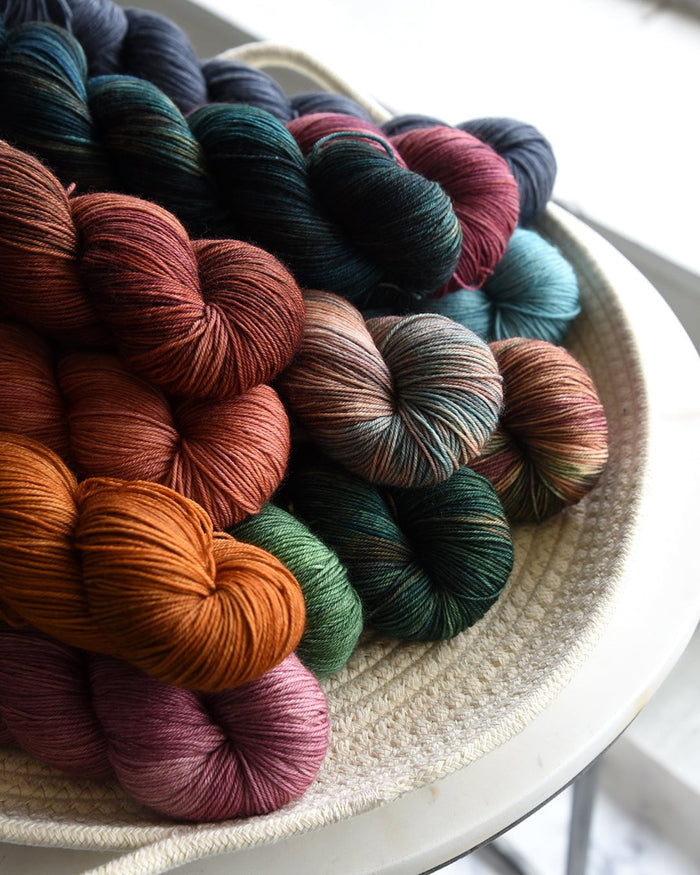 Destination Yarn fingering weight yarn Cactus Bloom