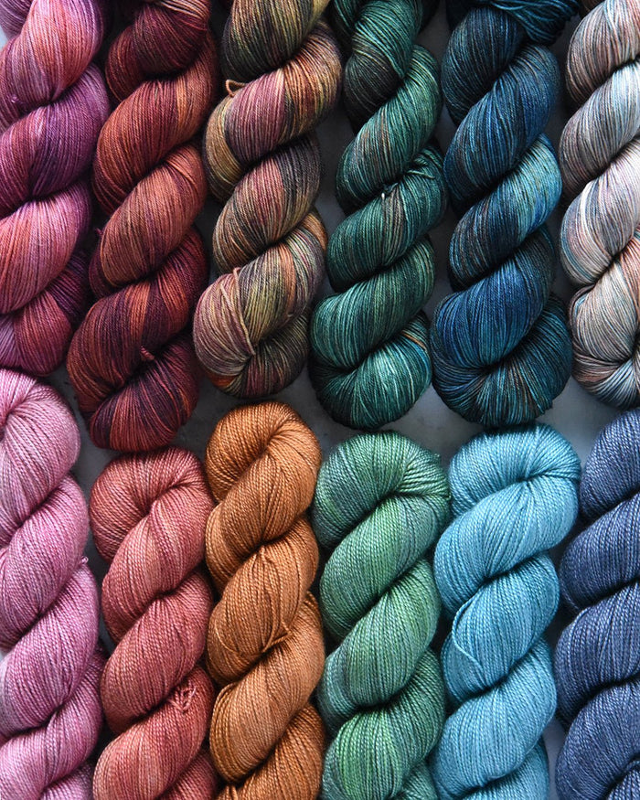 Destination Yarn fingering weight yarn Cactus Bloom