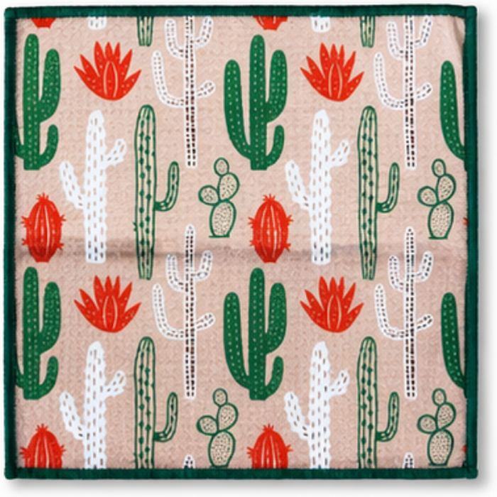 CACTUS CRUSH MICROFIBER - DISH CLOTH