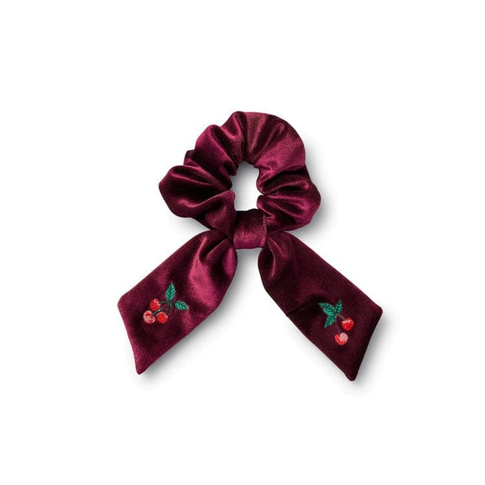 Cherries Embroidered Scrunchie by Rifle Paper CO Rifle Paper Co. scrunchie
