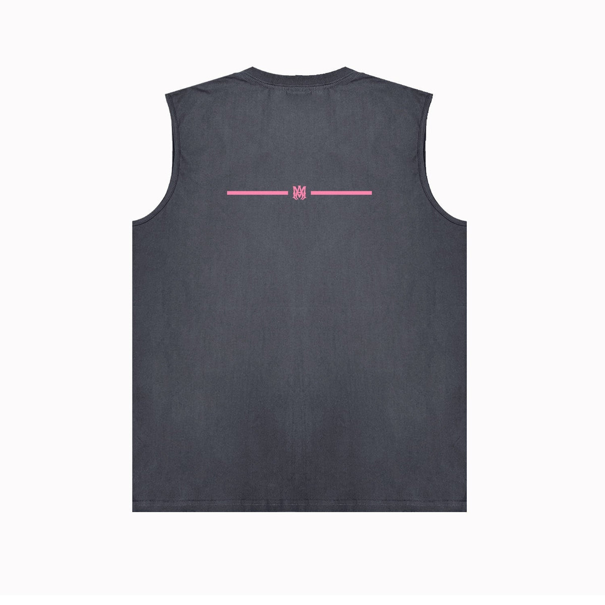 Amiri tank top small spider letter horizontal stripprinting