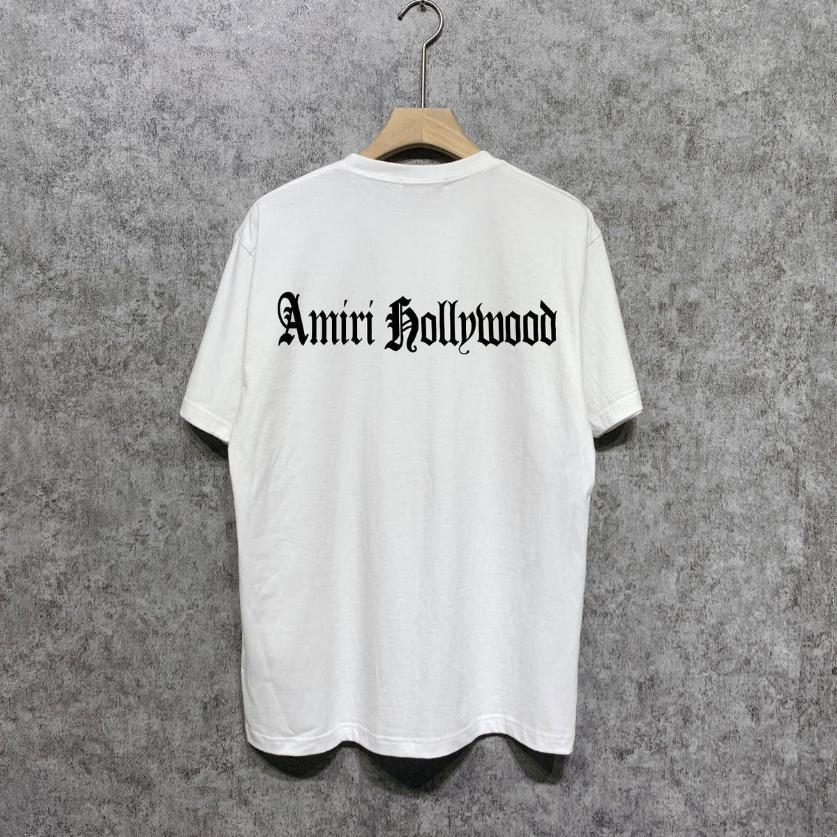 Amiri t shirts sanskrit printing short sleeve