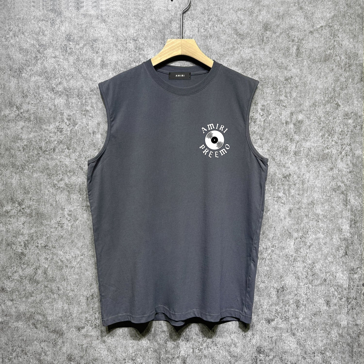 Amiri tank top radar sonic printing