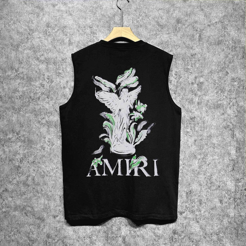 Amiri tank top angel printing