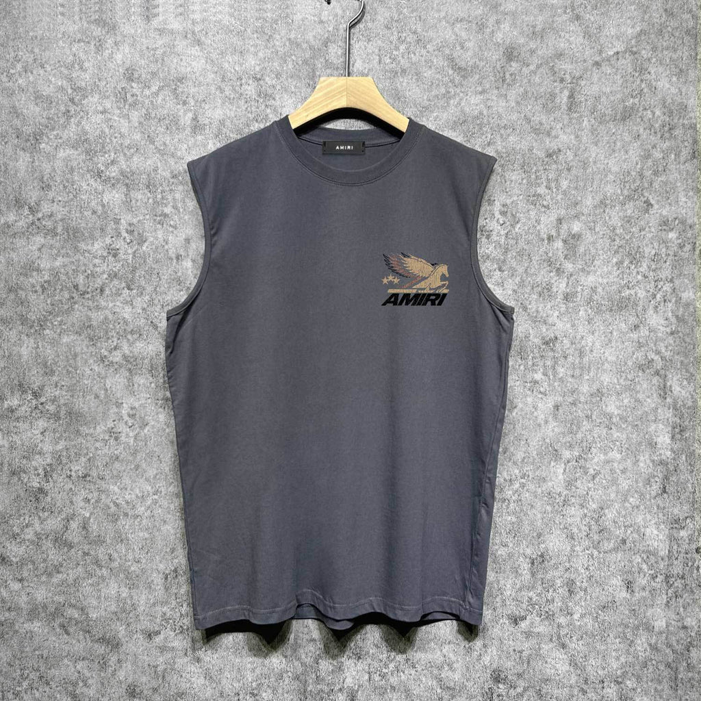 Amiri tank top mottled pegasus print