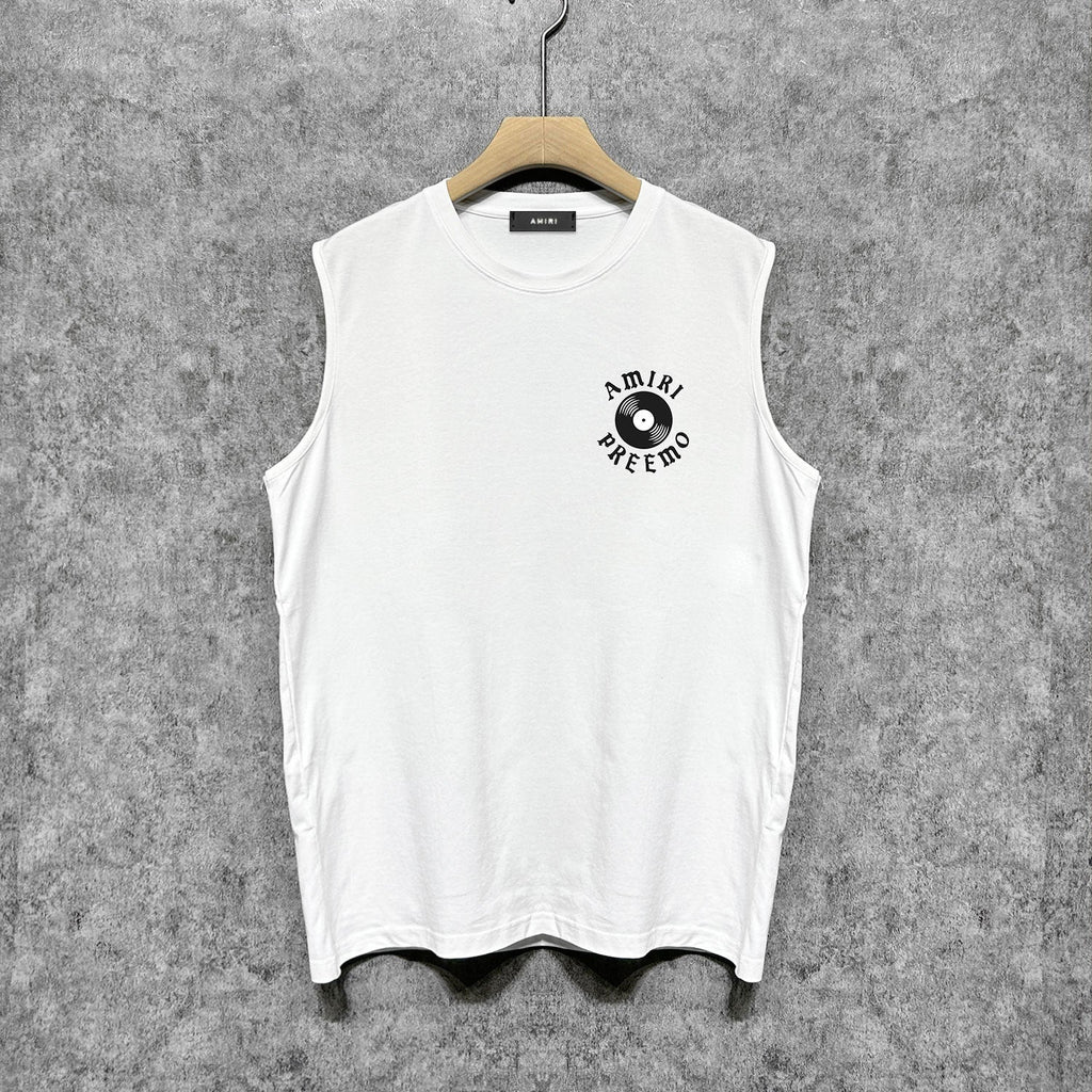Amiri tank top radar sonic printing
