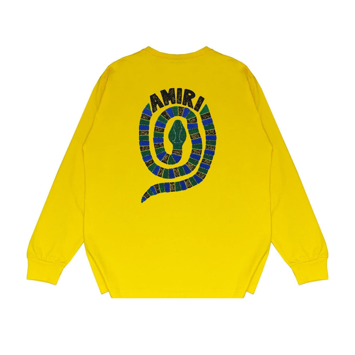 Amiri Long Sleeved Shirt Printed Trendy Pure Cotton