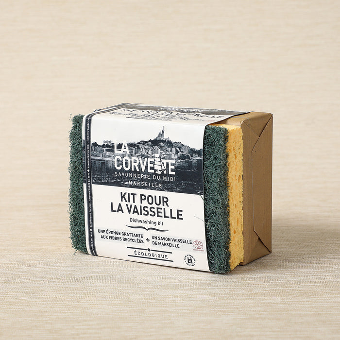 Dishwashing Kit: Ecological sponge and perfume free soap