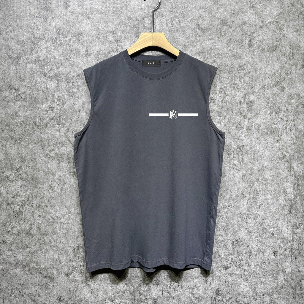 Amiri tank top spider letter printing