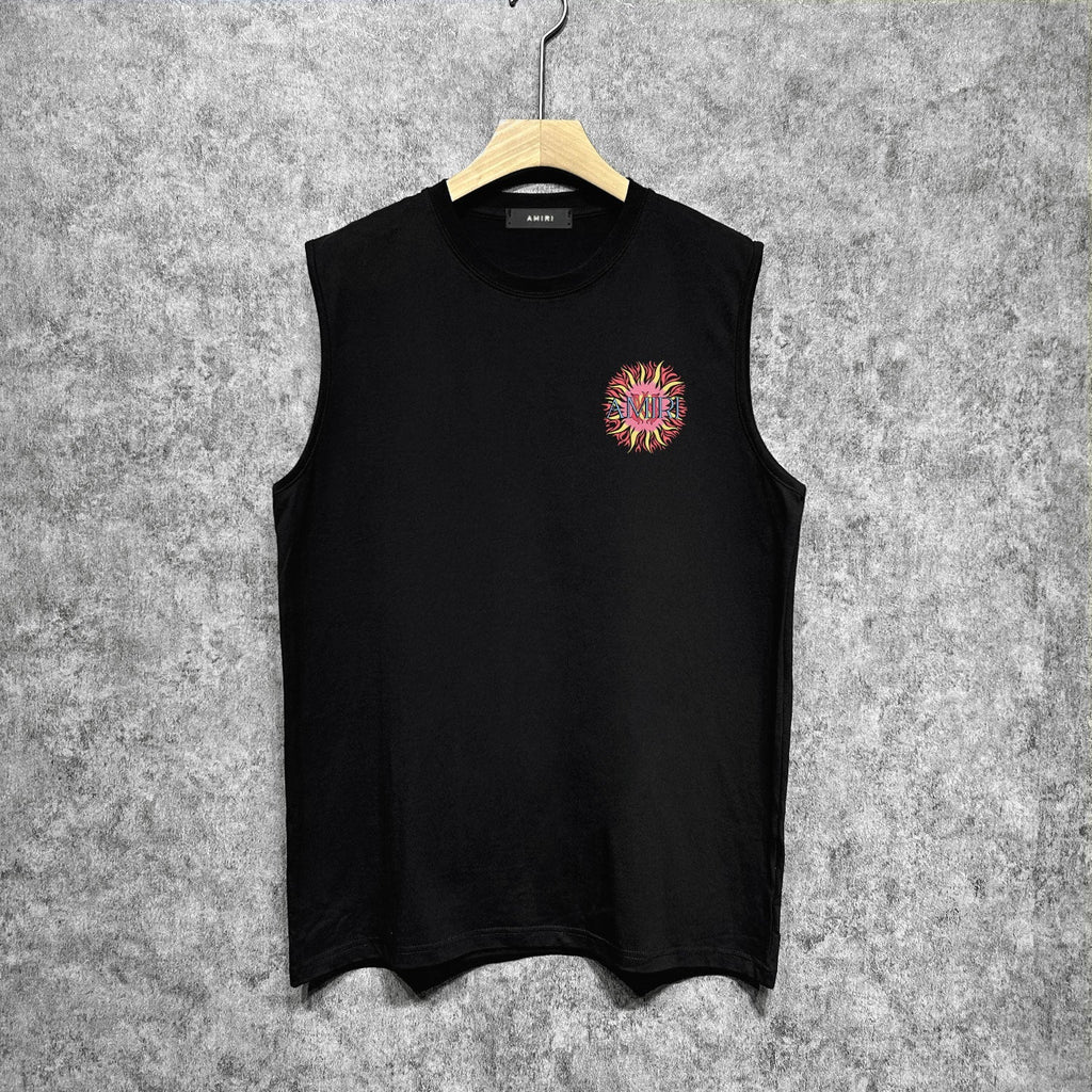 Amiri tank top colorful sun print