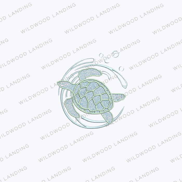 EMB-475: SEA TURTLE - ADULT APPAREL