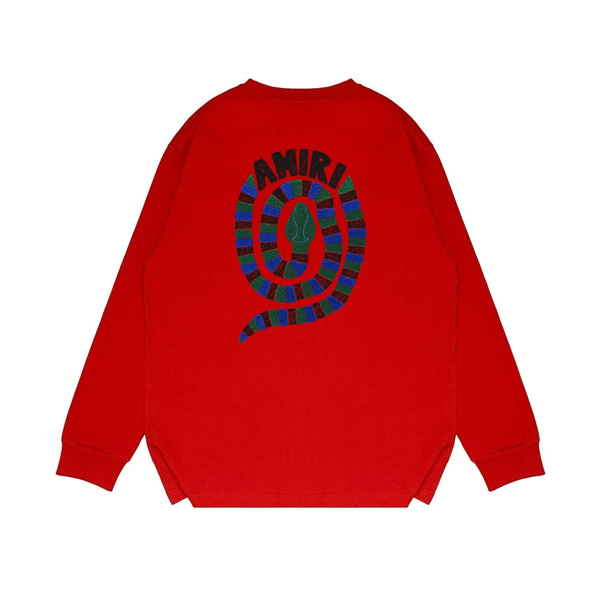 Amiri Long Sleeved Shirt Printed Trendy Pure Cotton