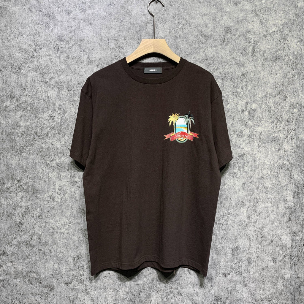 Amiri t shirts printing short sleeve