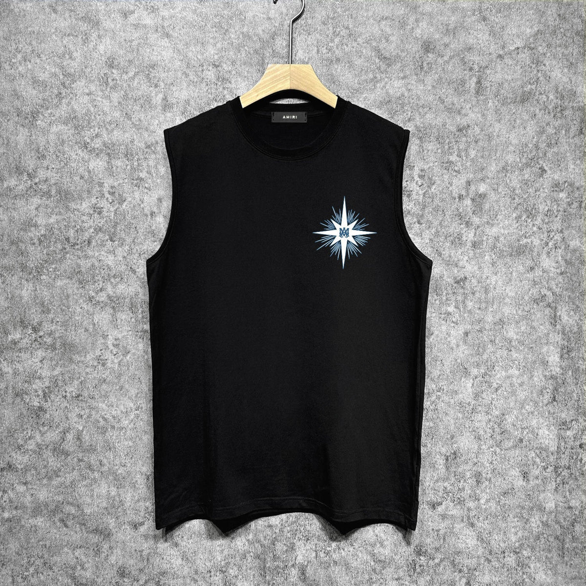 Amiri tank top star shield print