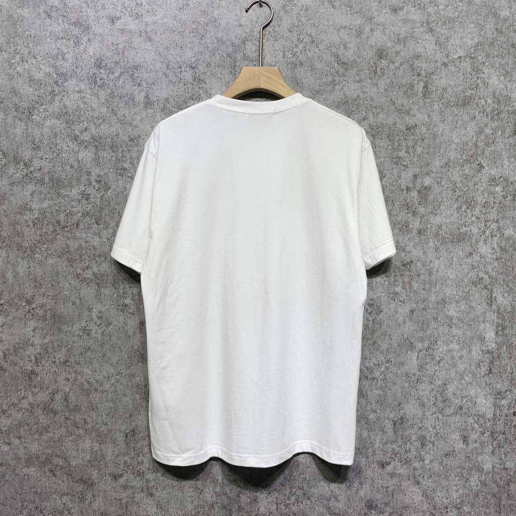 Amiri t shirts rainbow letter printing short sleeve