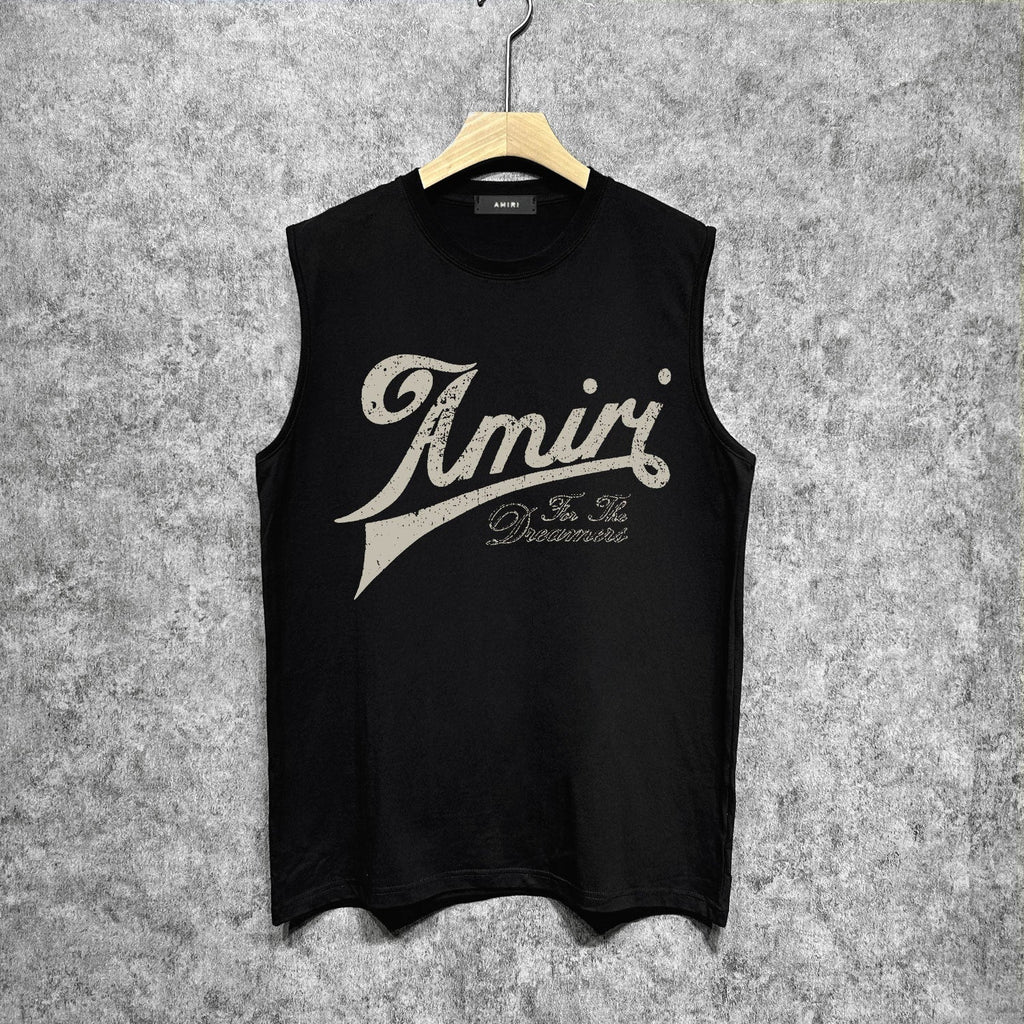 Amiri tank top letter printing