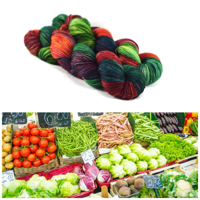 Destination Yarn fingering weight yarn Farmers Market