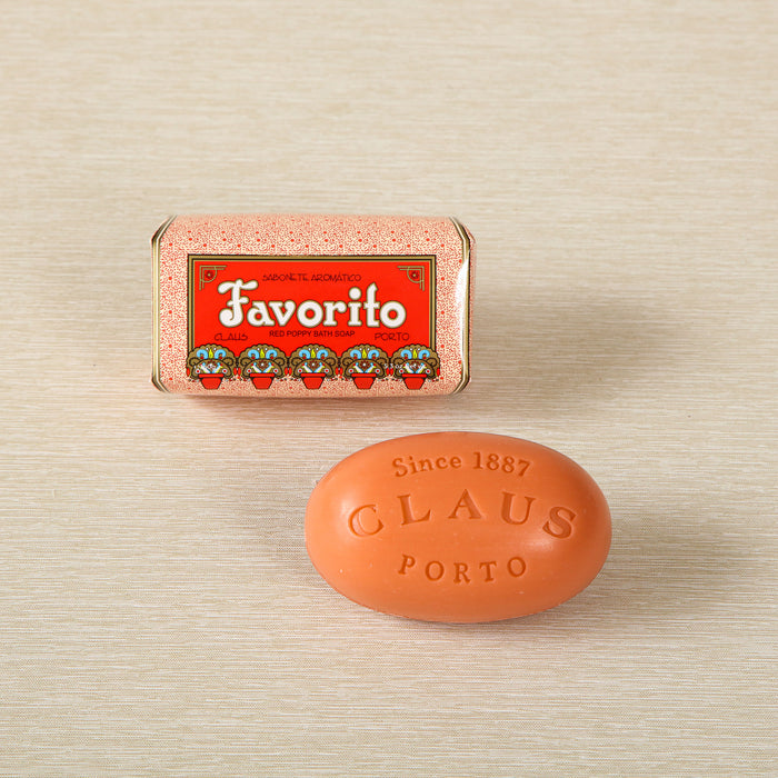 Favorito red poppy soap