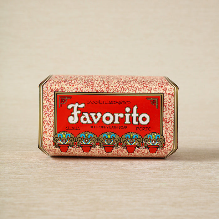 Favorito red poppy soap