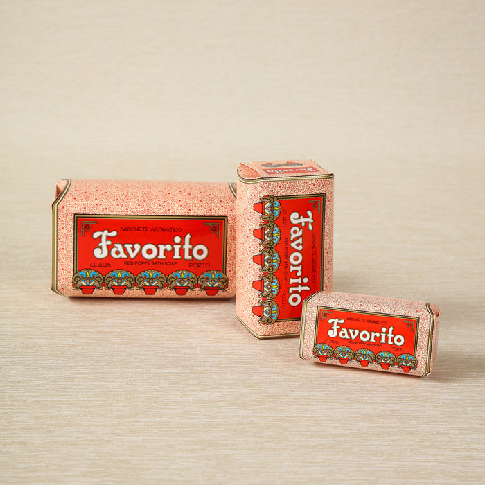 Favorito red poppy soap
