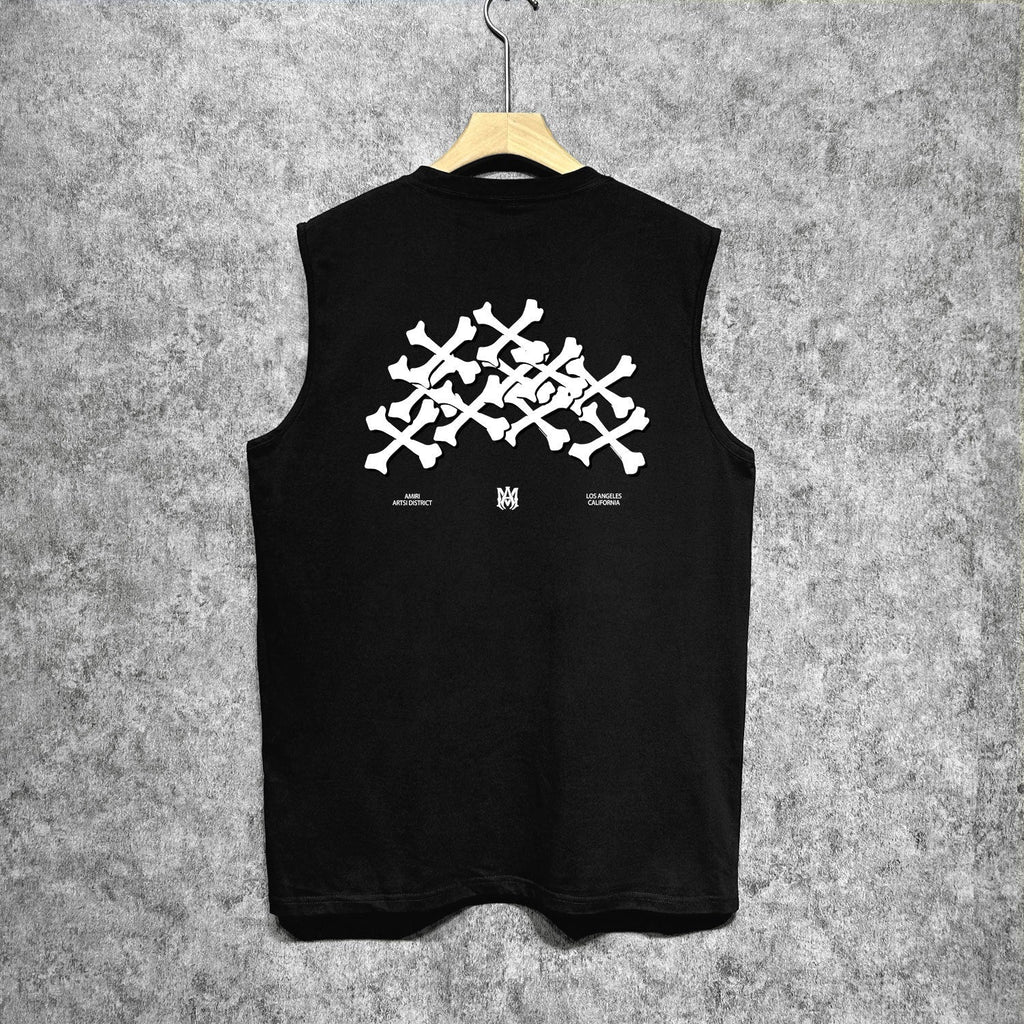 Amiri tank top skeleton letterprinting