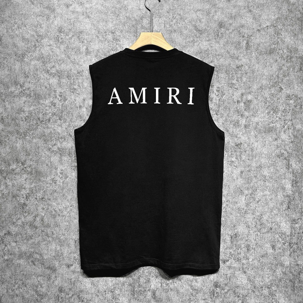 Amiri tank top spider letter printing