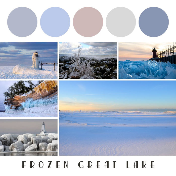 Destination Yarn fingering weight yarn Frozen Great Lake
