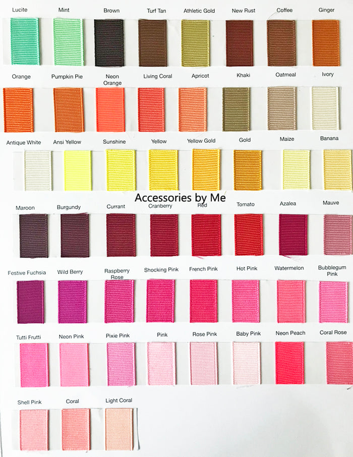 Team Ribbon Color Chart