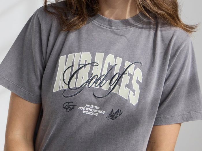 God of Miracles Cropped Women's Tee