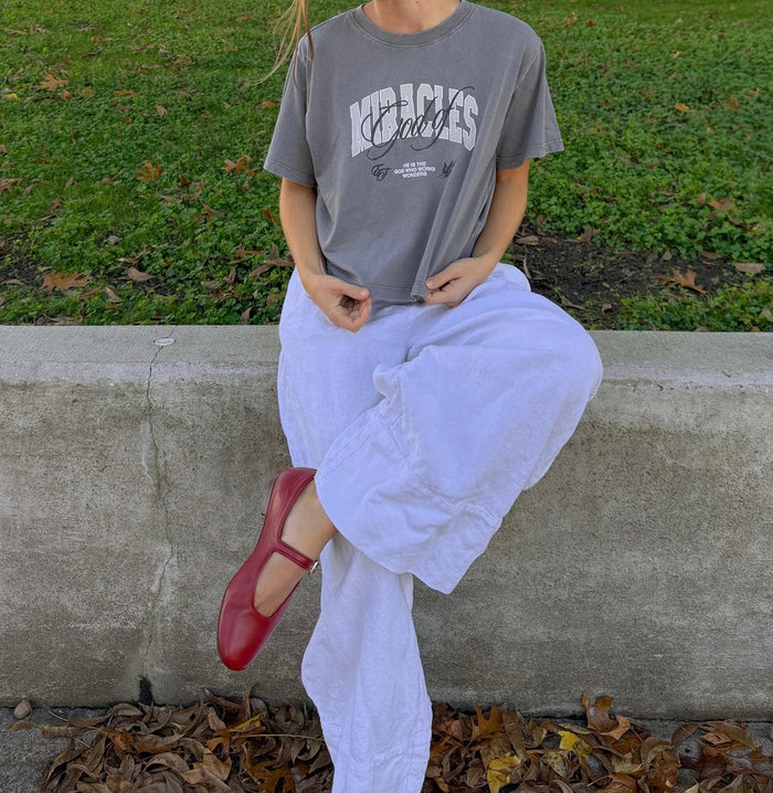 God of Miracles Cropped Women's Tee