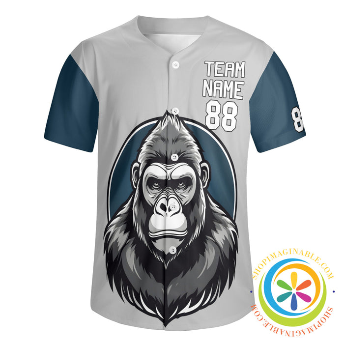 Gorilla Unisex Baseball Jersey