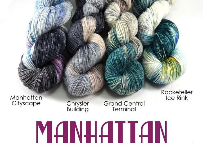 Destination Yarn fingering weight yarn Grand Central Station