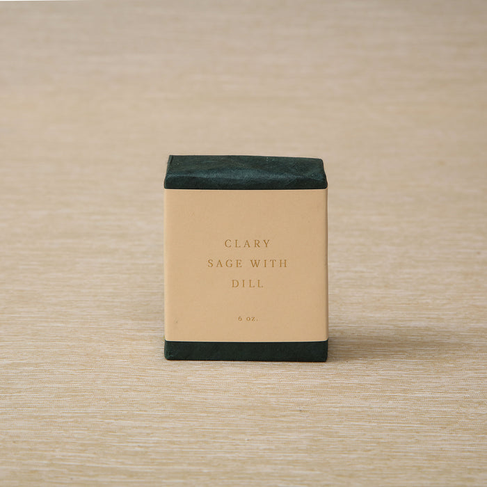 Handmade clary sage with dill soap, 6oz