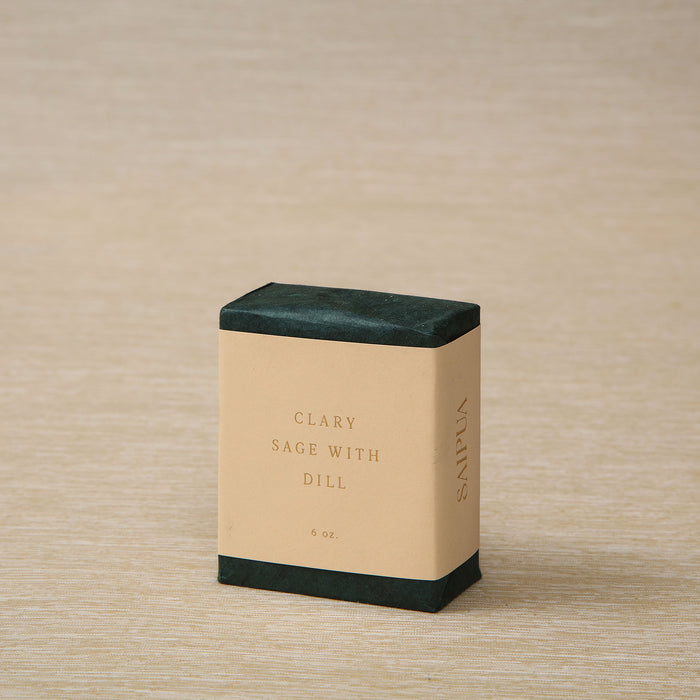 Handmade clary sage with dill soap, 6oz