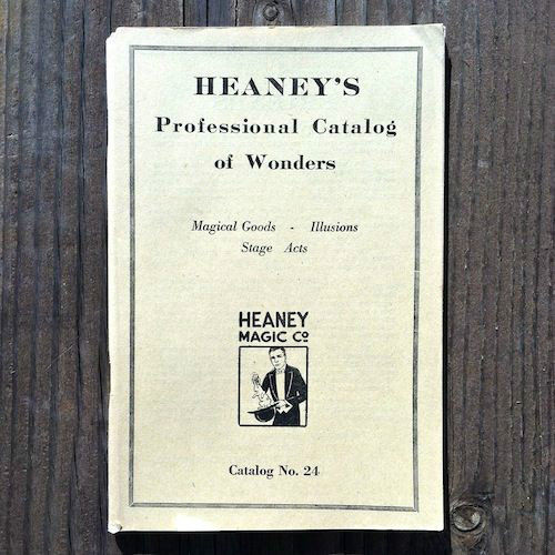 HEANEY'S CATALOG OF WONDERS Magic Book 1920s
