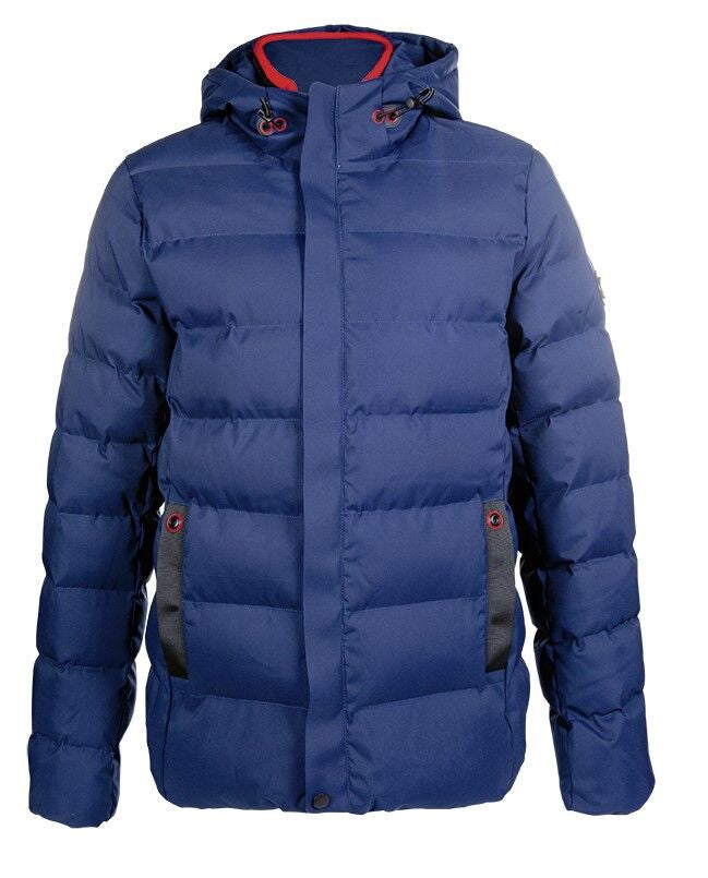 HKM Men's Quilted Jacket- Hamburg- Deep Blue