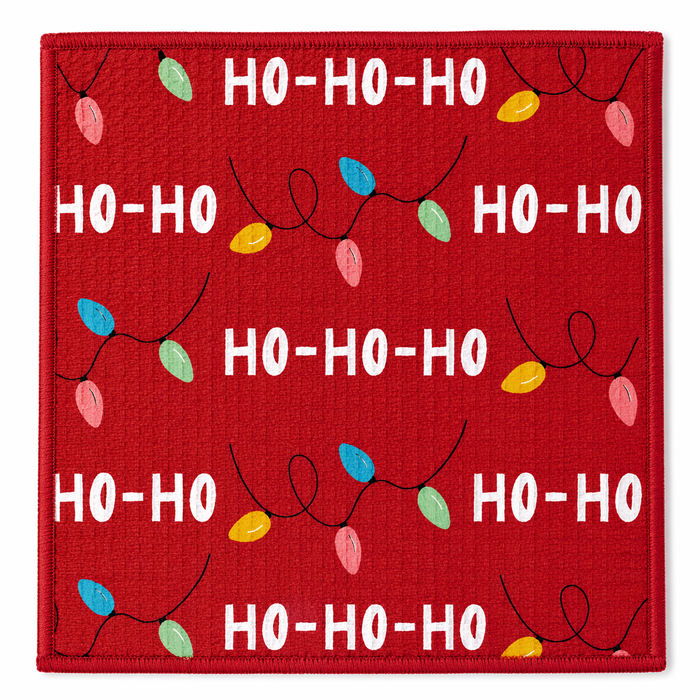 HO HO HOLIDAY MICROFIBER - DISH CLOTH