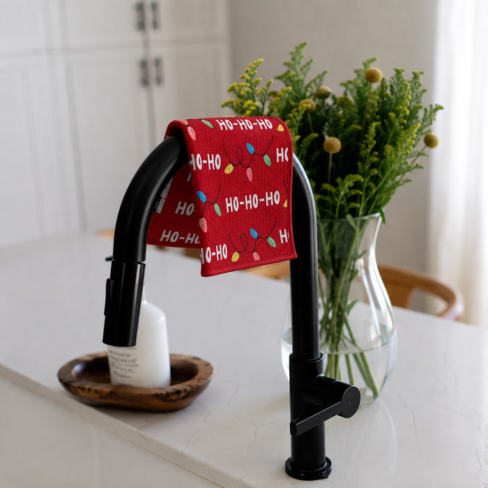 HO HO HOLIDAY MICROFIBER - DISH CLOTH